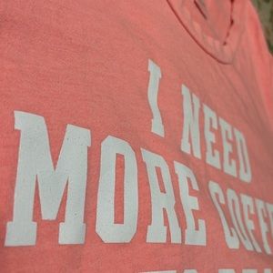 peach pink lounge shirt